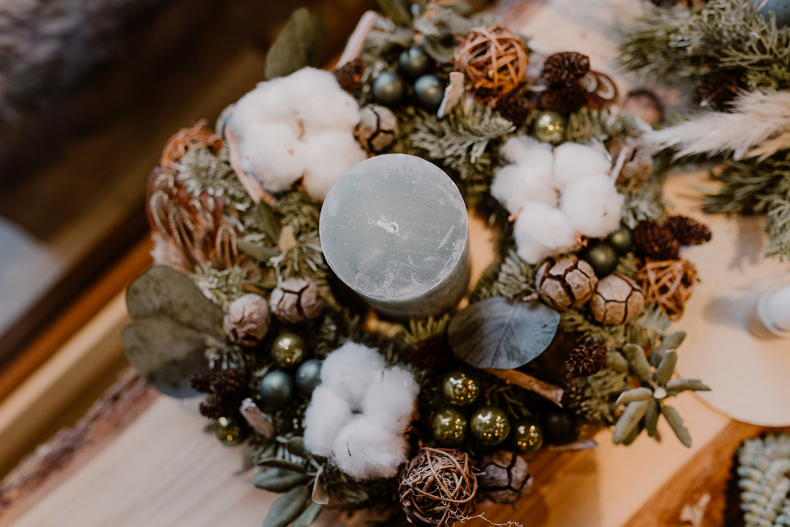 centre de table pour Noël