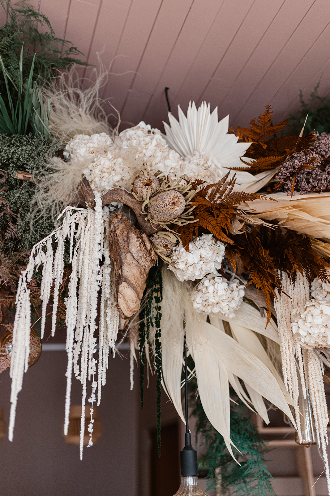 Création fleurs séchées boutique Bloo Concept Store